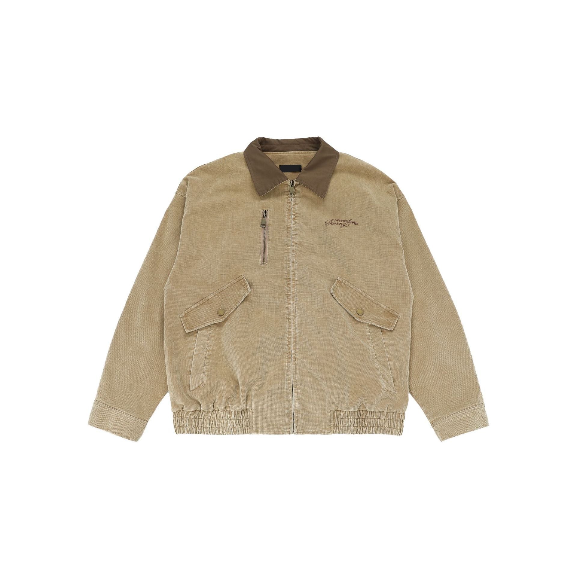 Retro Washed Cargo Denim Jacket