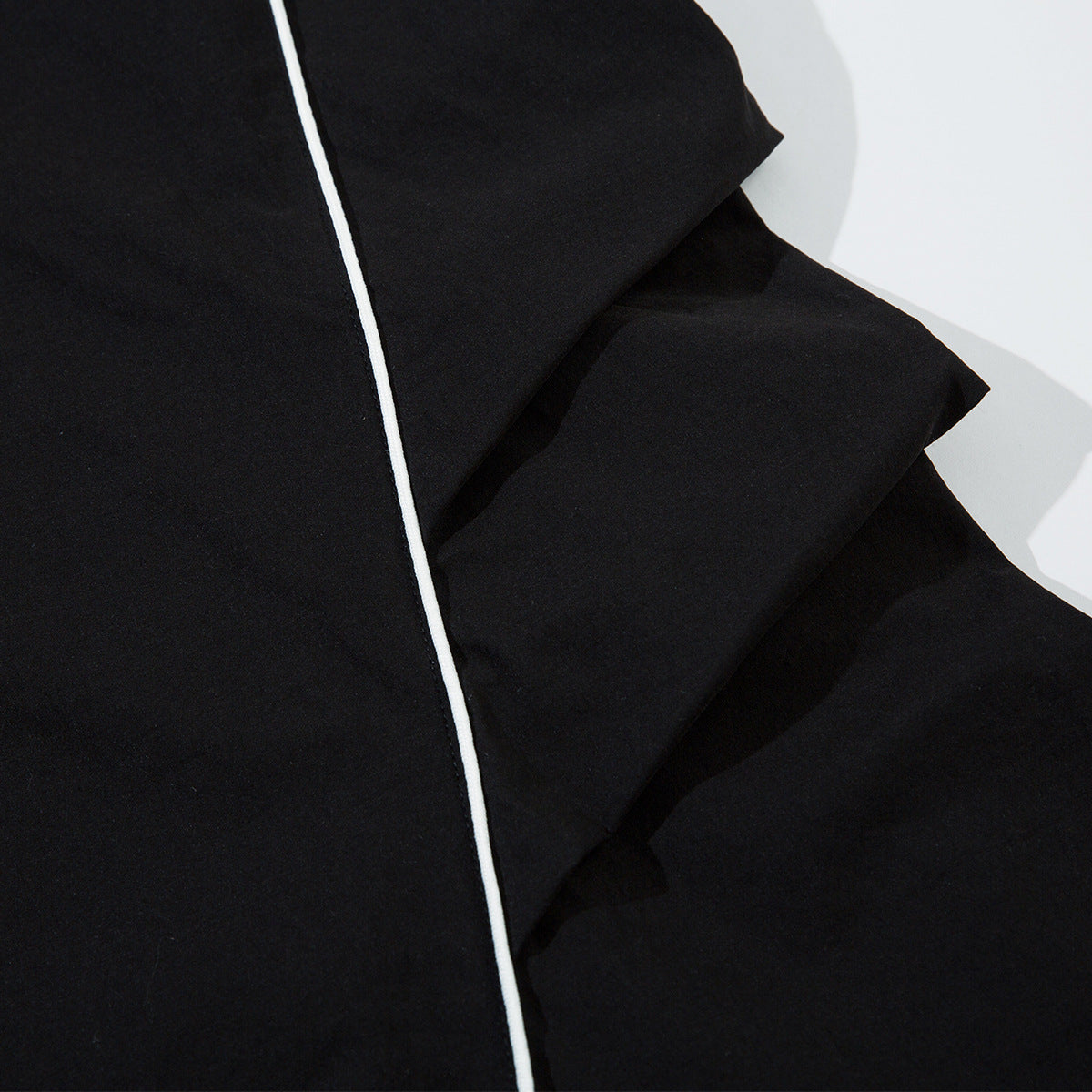 Line Design Wide Leg Curved Pants
