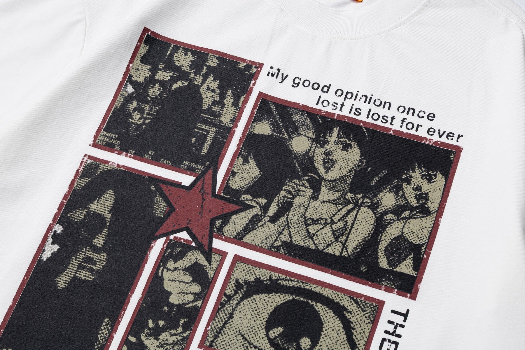 Cartoon Print Cool Touch Oversize Short Sleeve T-Shirt