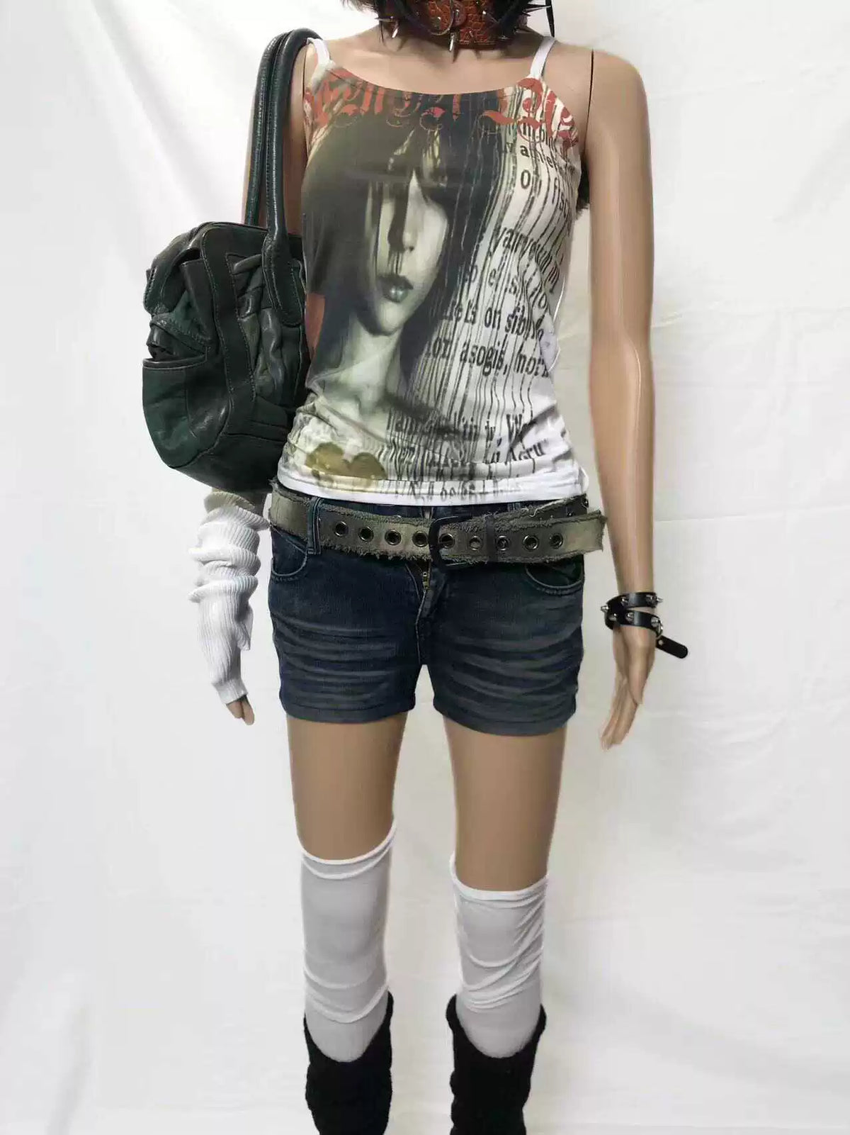 Graffiti Girl Print Camisole