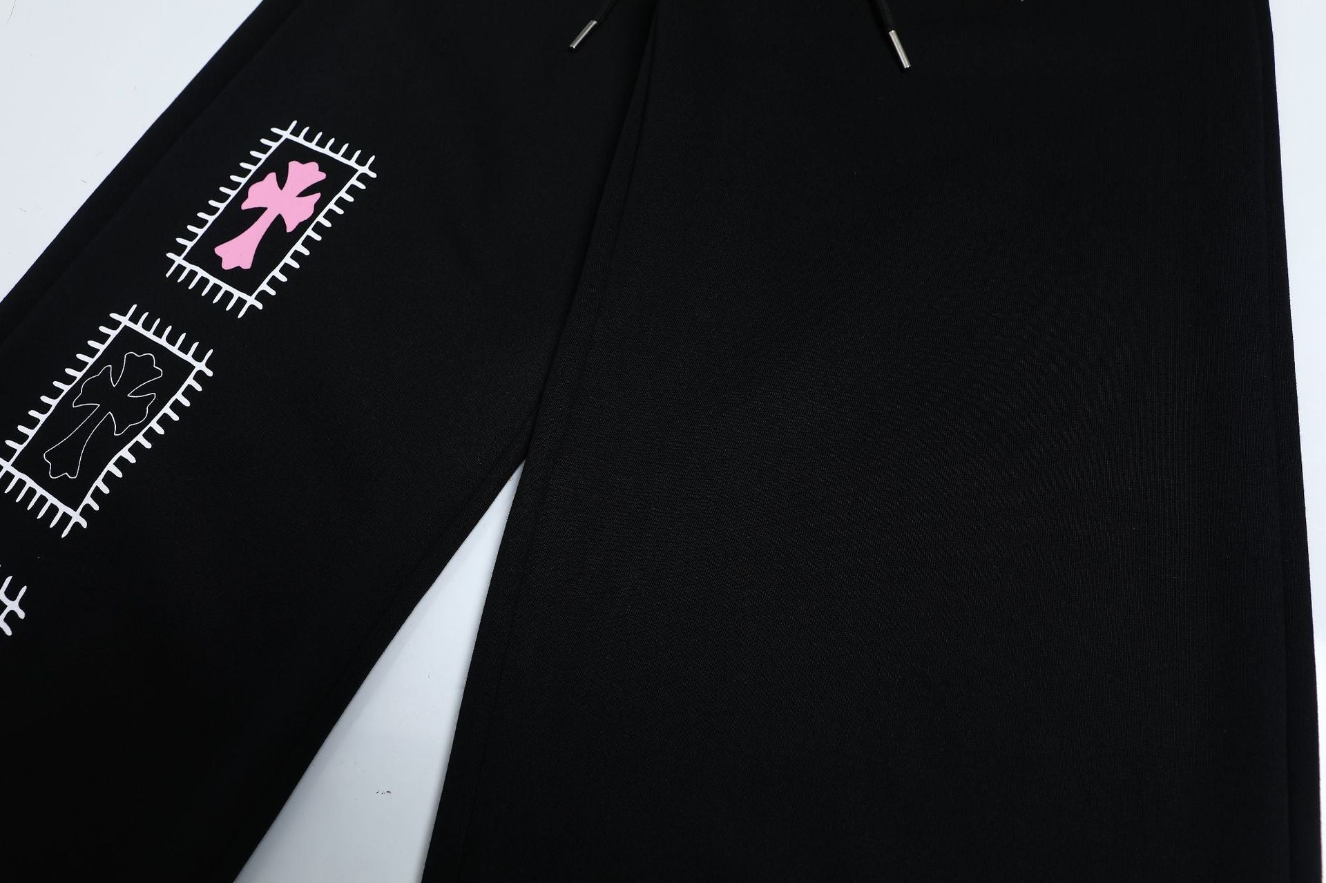 Graphic Print Wide Leg Sweatpants