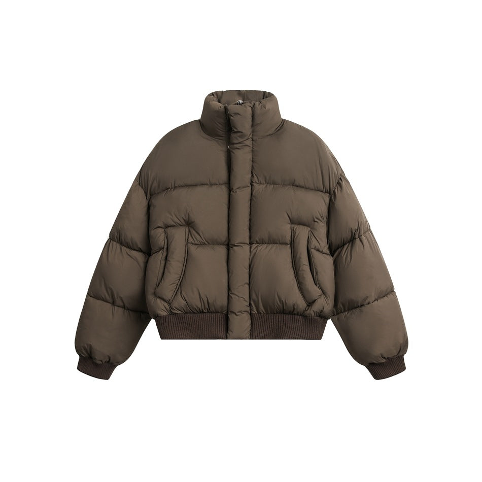 Unisex Retro Thickened Short Puffer Jacket