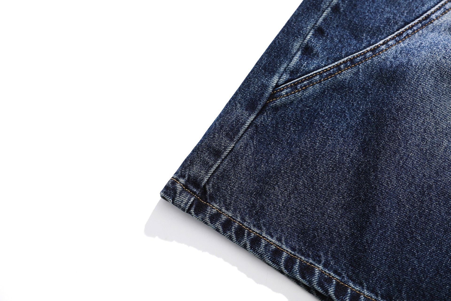 Washed Fade Cropped Denim Jeans