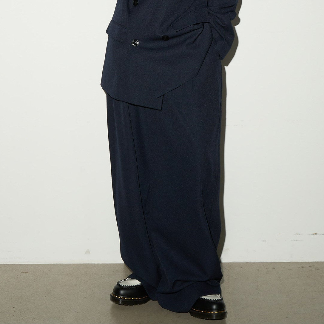 Daisy Brooch Double-Breasted Tailored Jacket & Straight Trousers Setup