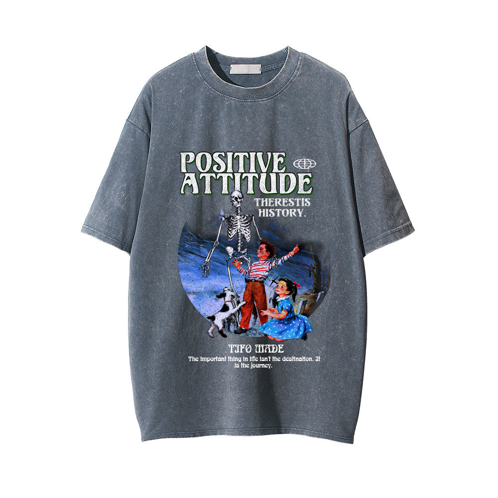 Skull Character Printed T-Shirt