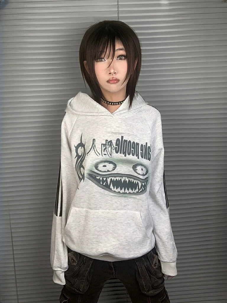 Graffiti Print Hoodie