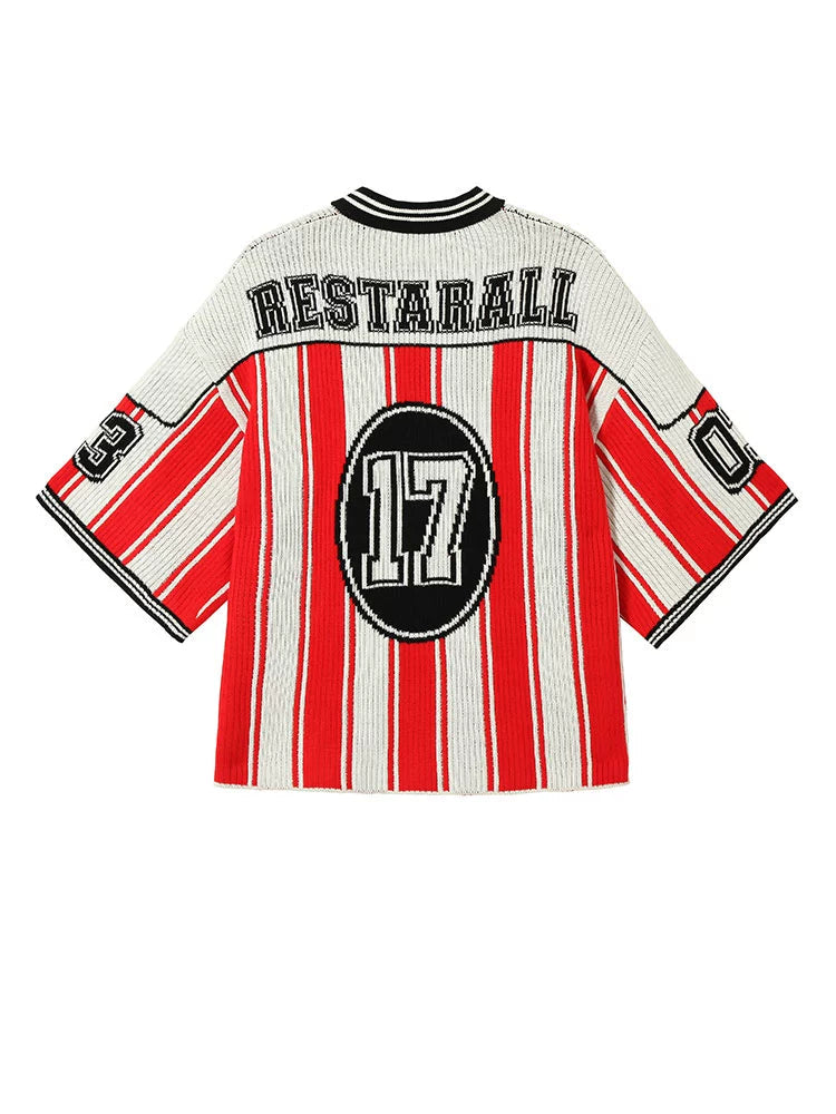 American Vintage V-neck knitted T-shirt