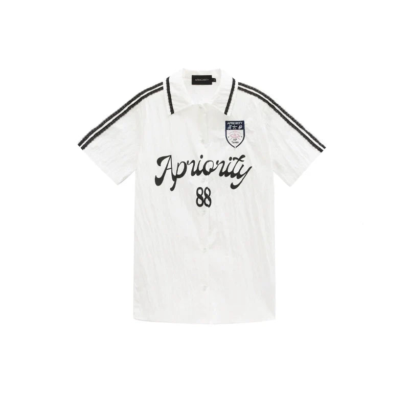 Graphic Screen Print Short Sleeve Shirt