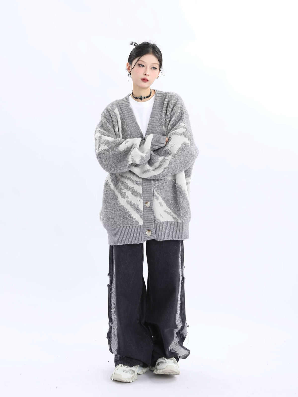 Oversized Knit Cardigan
