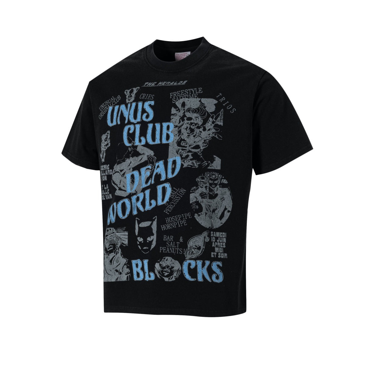 Comic Letter Graphic Short Sleeve T-Shirt