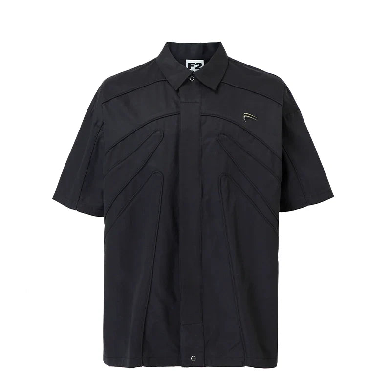 Oversize Skeleton 3D Design Short Sleeve Shirt