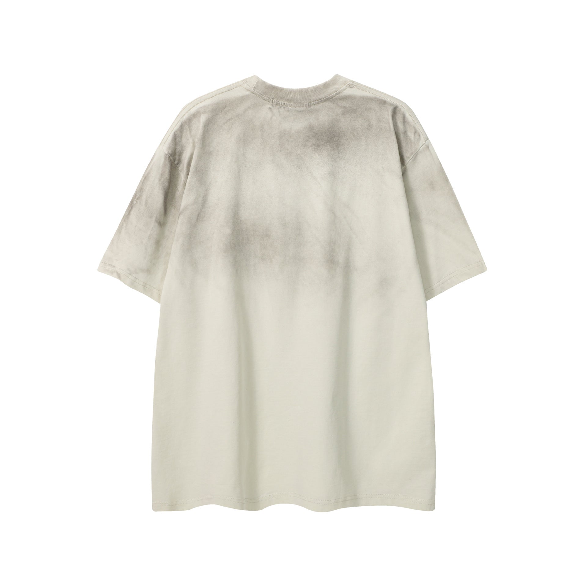 Washed Graphic Art Print Short Sleeve T-Shirt