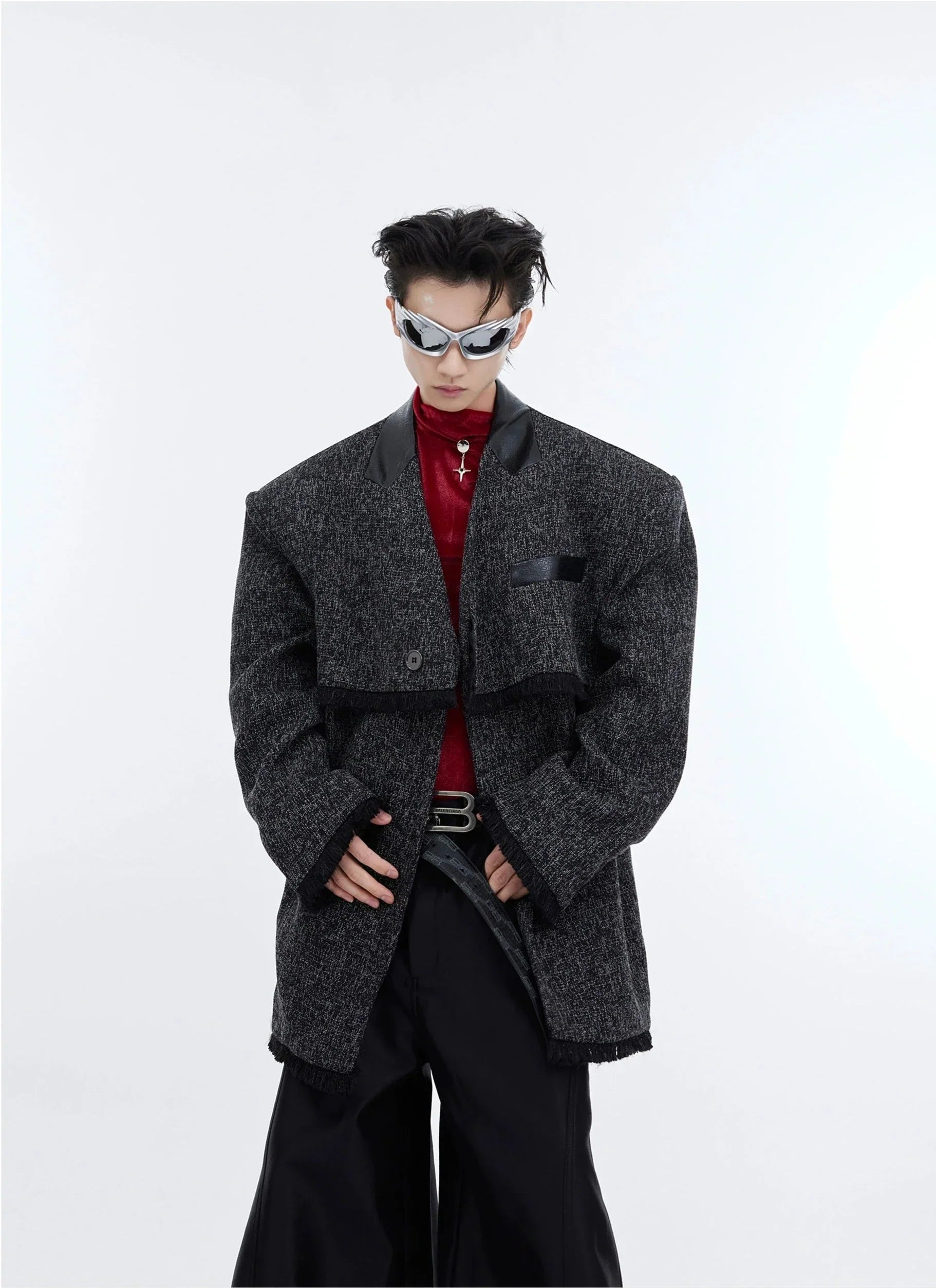 Double Layered Tailored Jacket