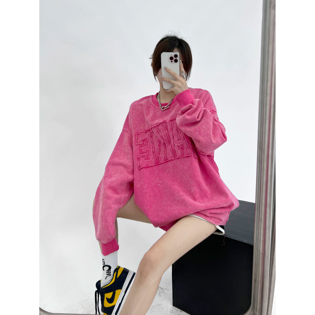 Washed Oversized Sweatshirt