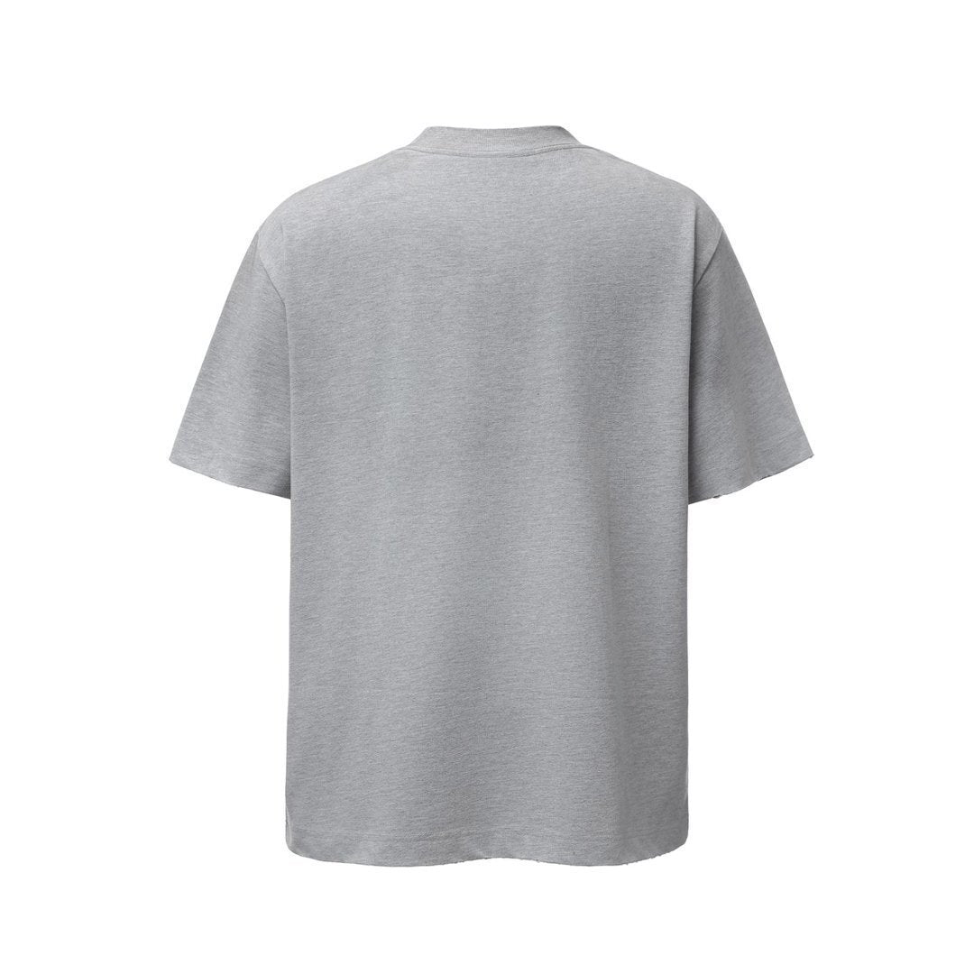 Star Rhinestone Dirty Dye Washed Short Sleeve T-Shirt