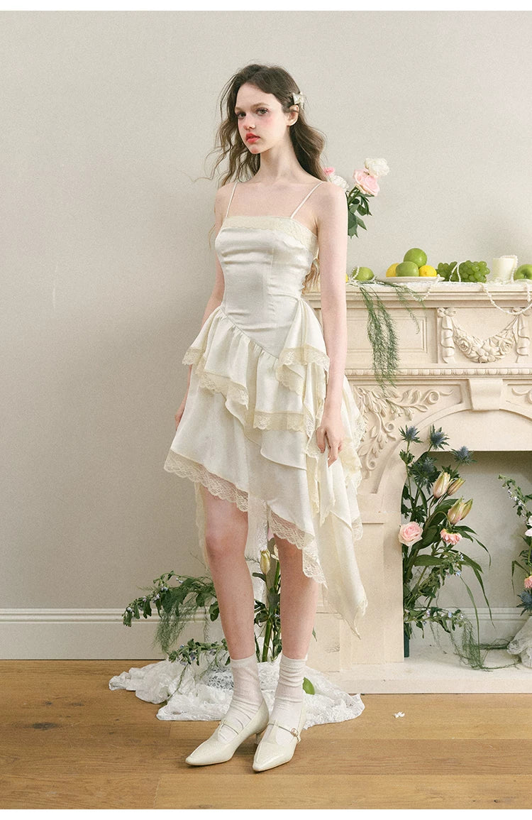 Irregular Hem Length Camisole Dress