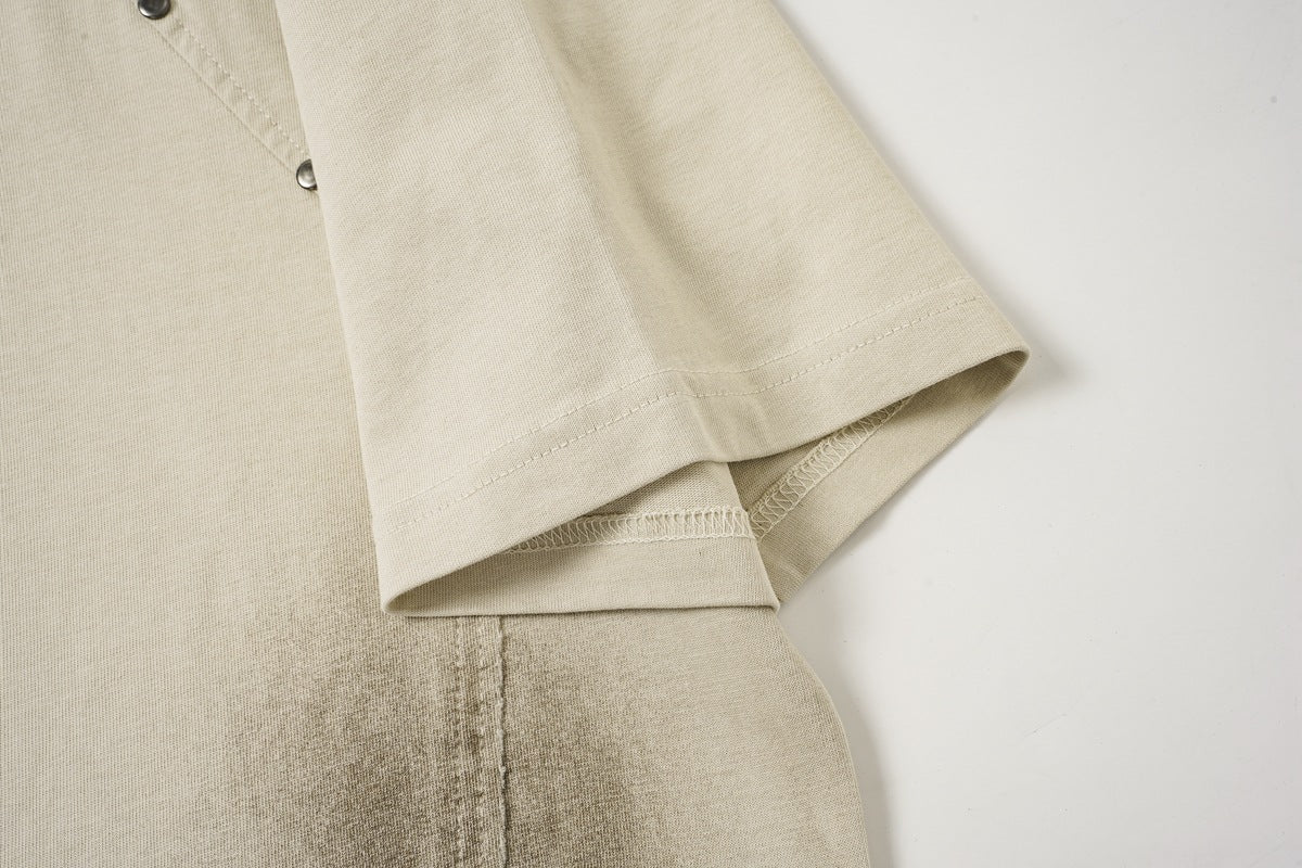 Studs Washed Short Sleeve T-Shirt