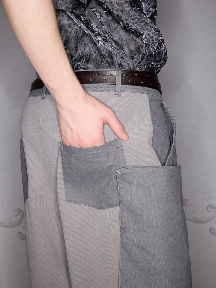 Patchwork Pocket Design Short