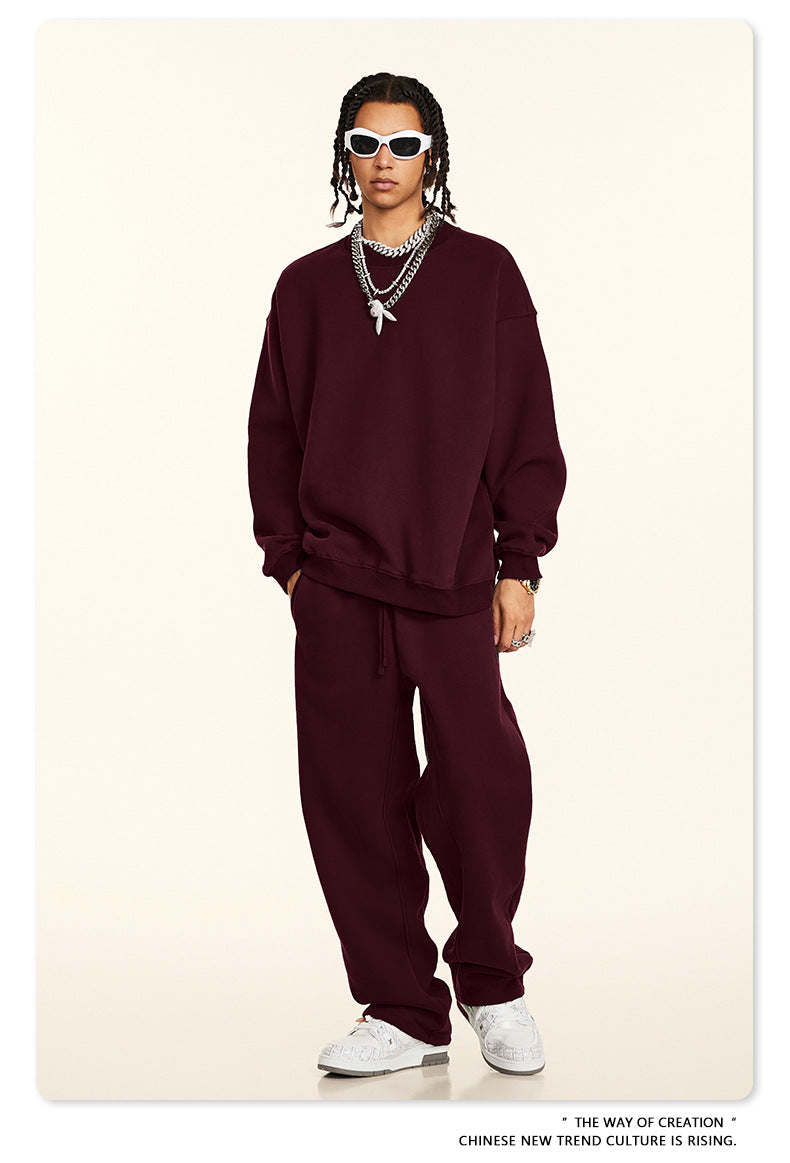 Fleece Lining Oversize Sweatshirt
