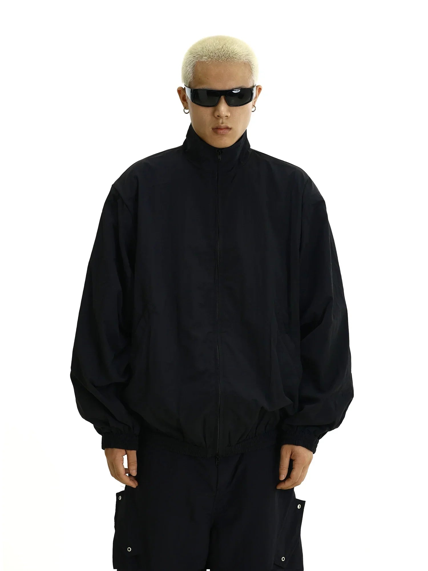 Stand Neck Zipper Jacket