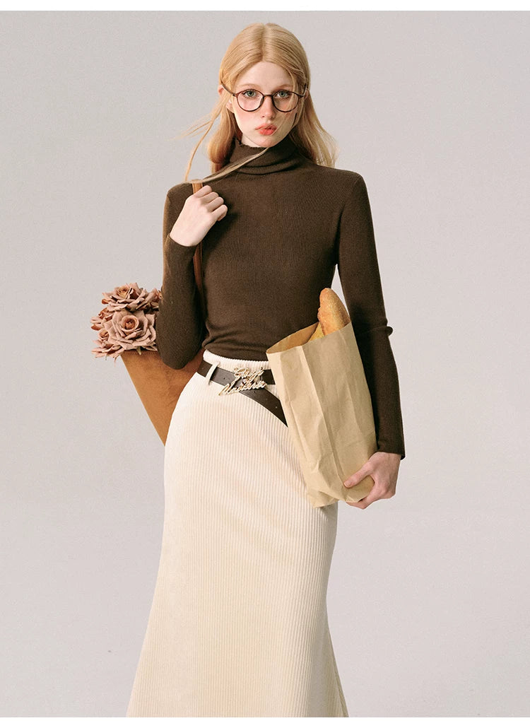 Velvet Collar Jacket & Long Skirt & Pleats Short Skirt Setup