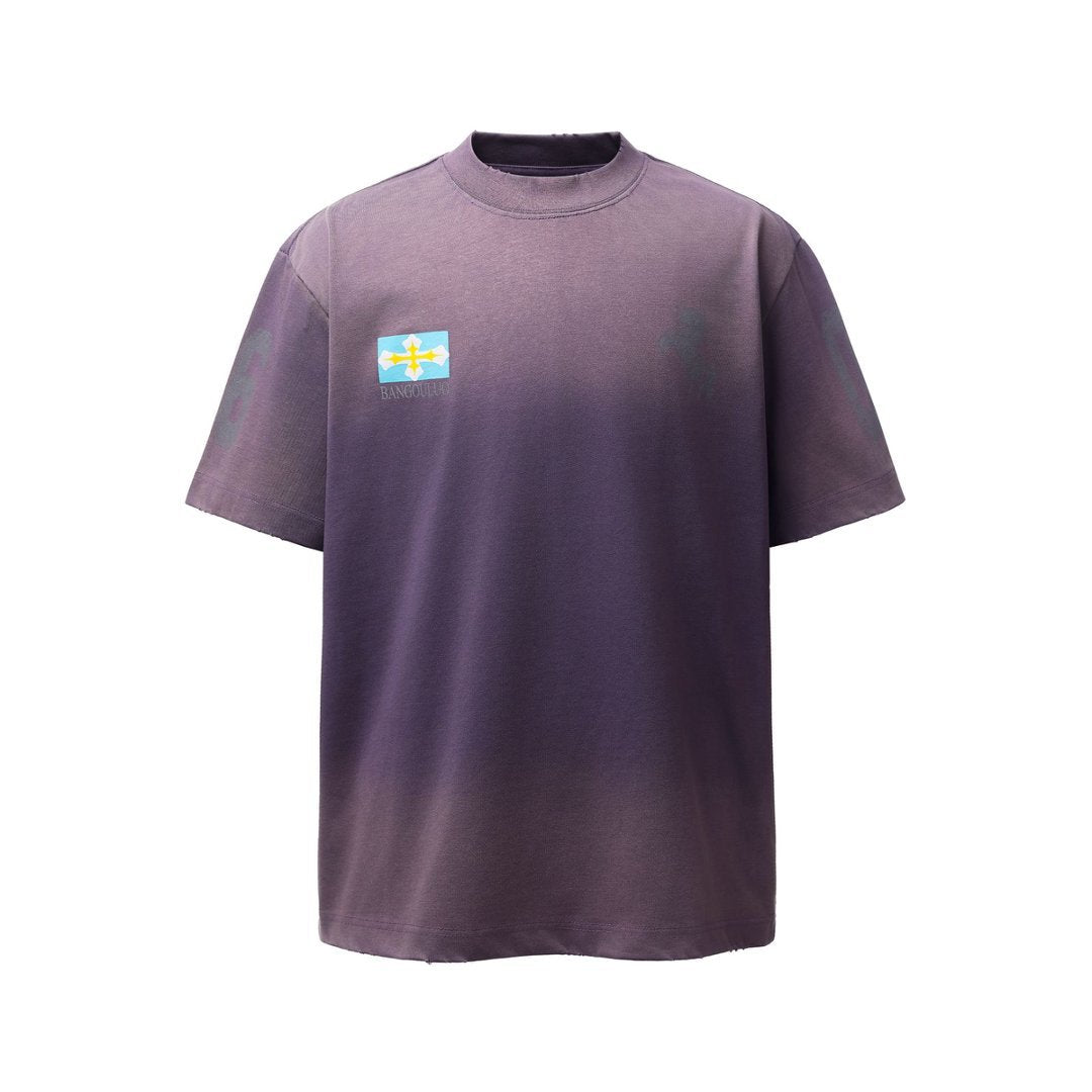 Washed Horse Graphic Print Short Sleeve T-Shirt