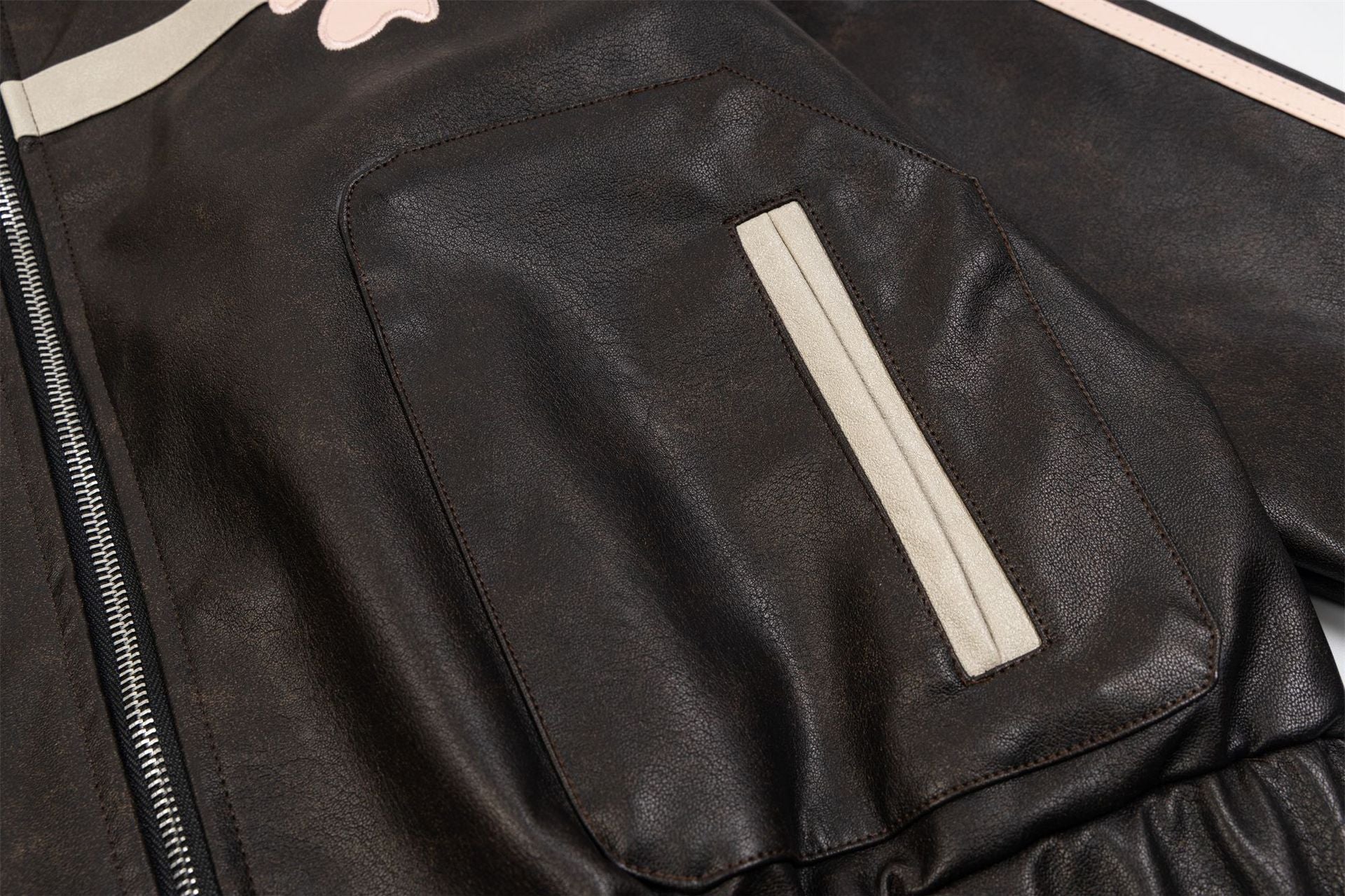 Veste en cuir Butterfly Biker