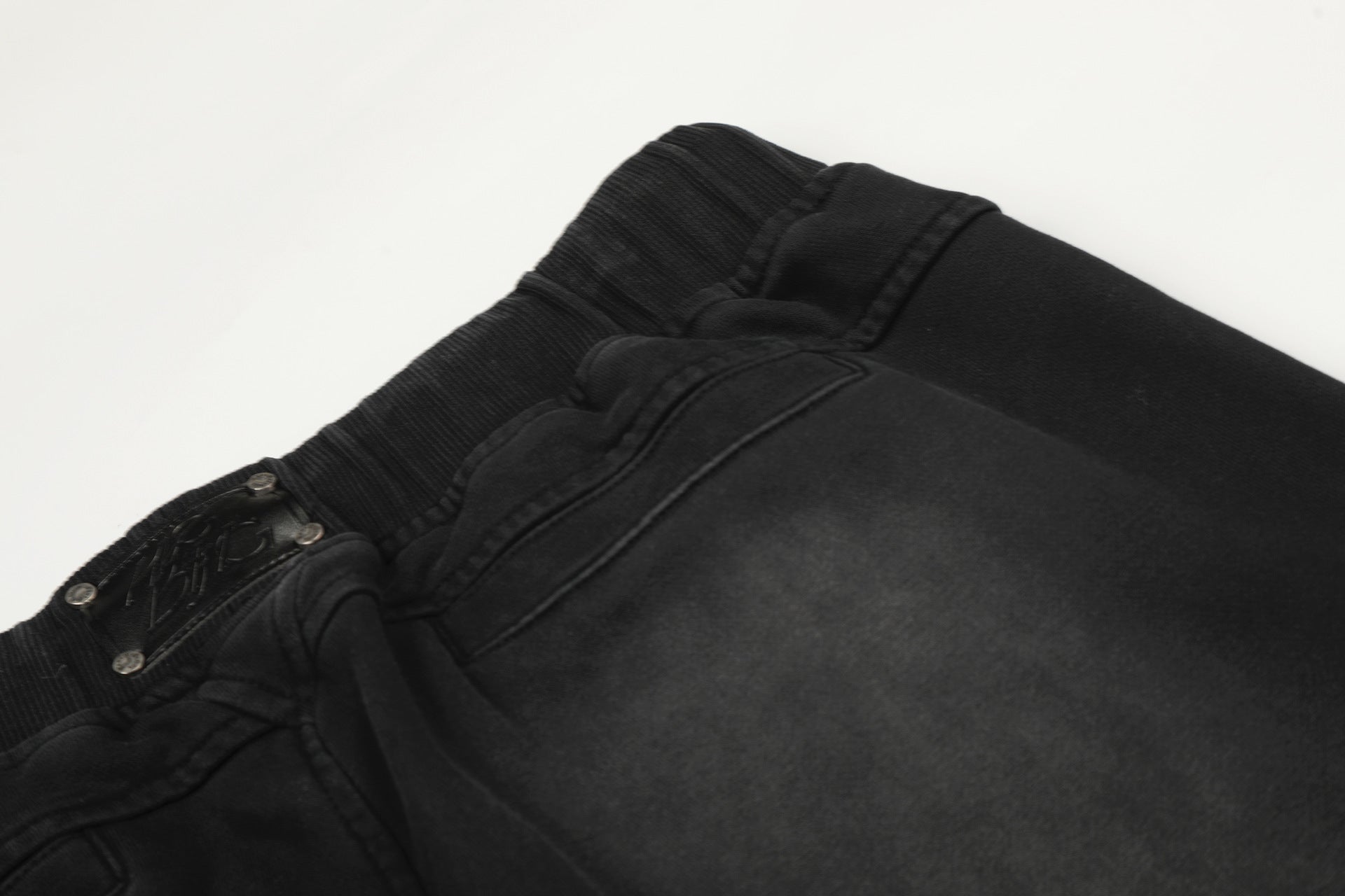Deconstruction Washed Dirty Curved Sweatpants