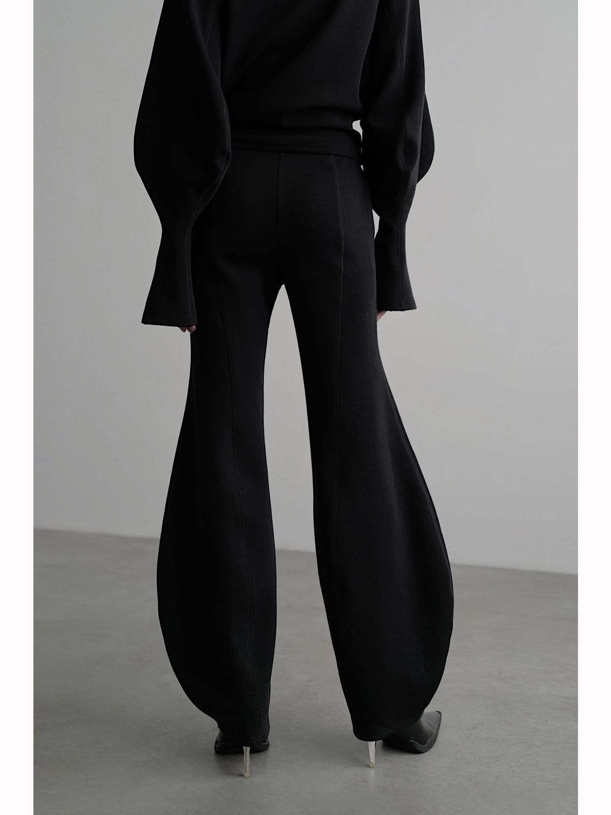 Pantalon de jogging à ourlet ballon et ligne centrale