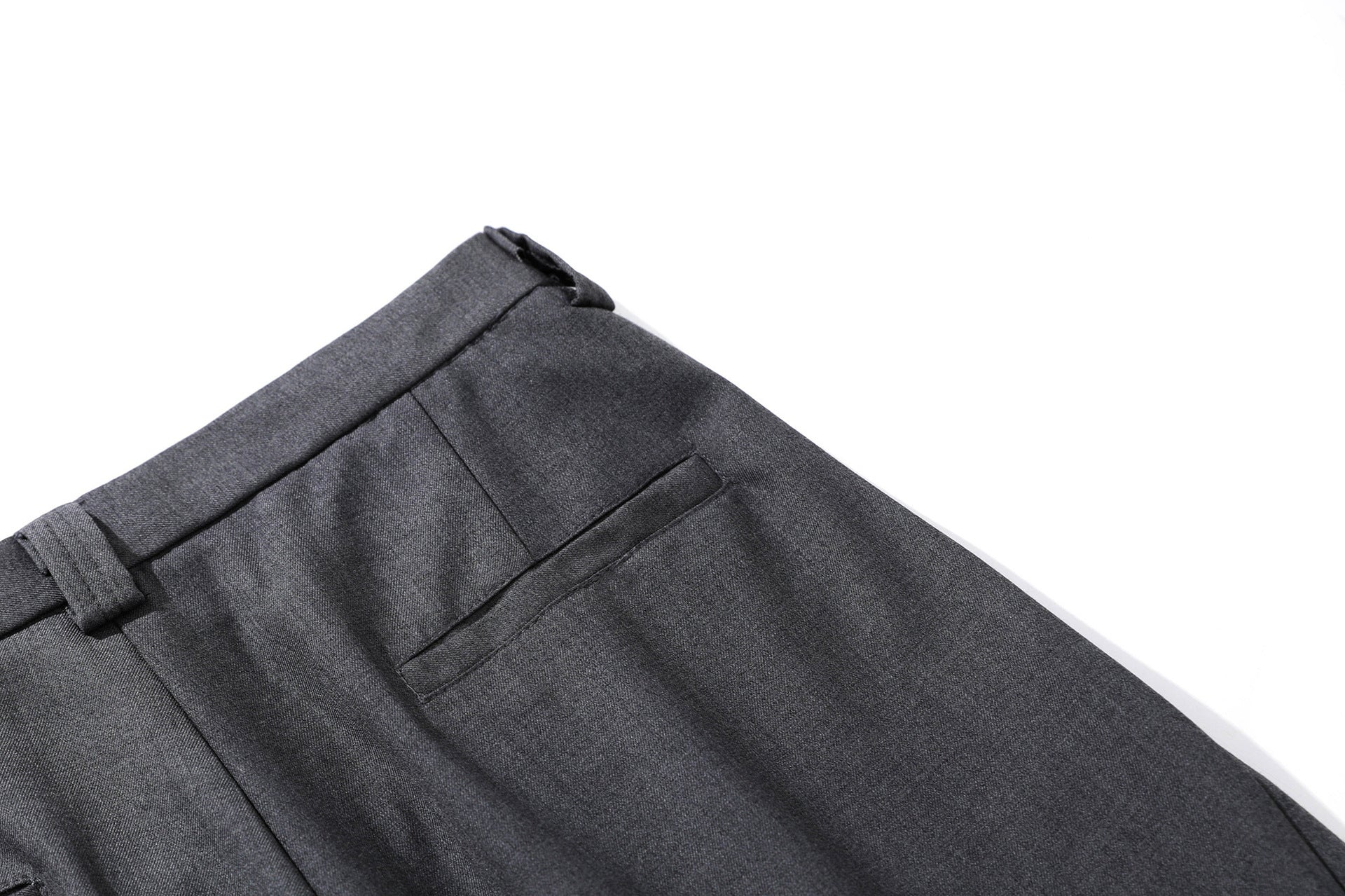 Drape Pleats Cropped Jort