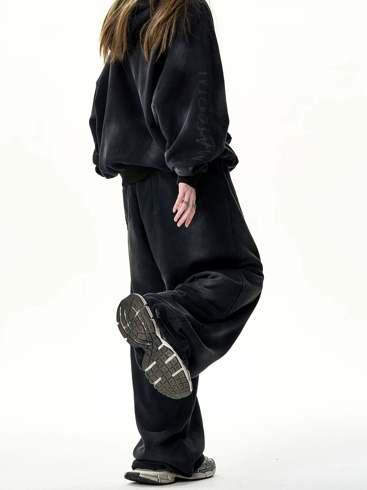 Washed Wide Leg Sweatpants