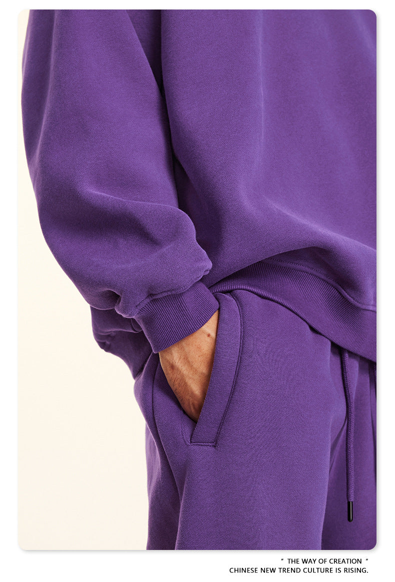 Fleece Lining Oversize Sweatshirt