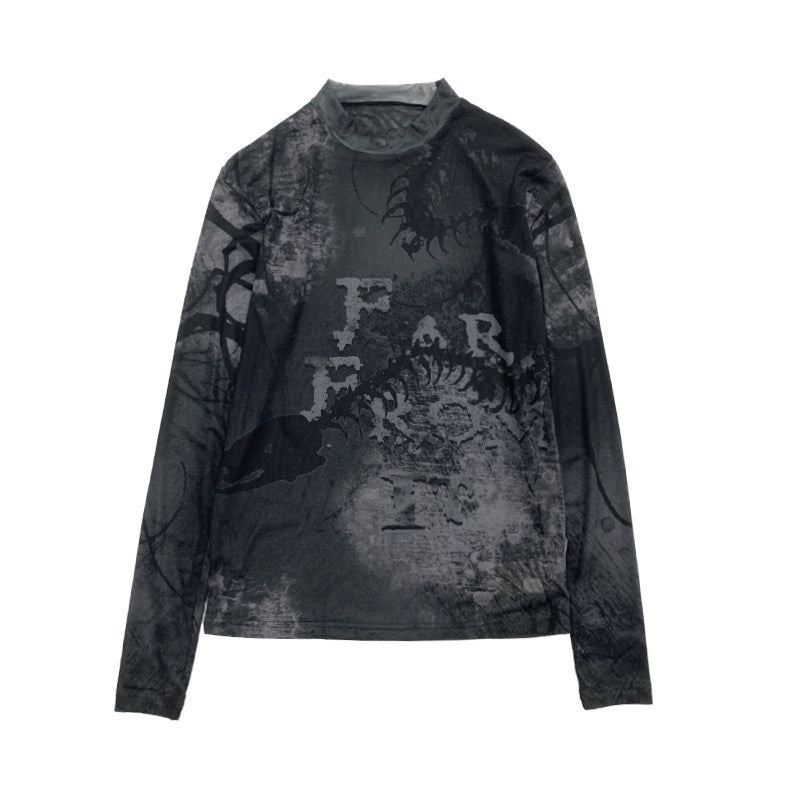 Ink Wash Long Sleeve T-Shirt