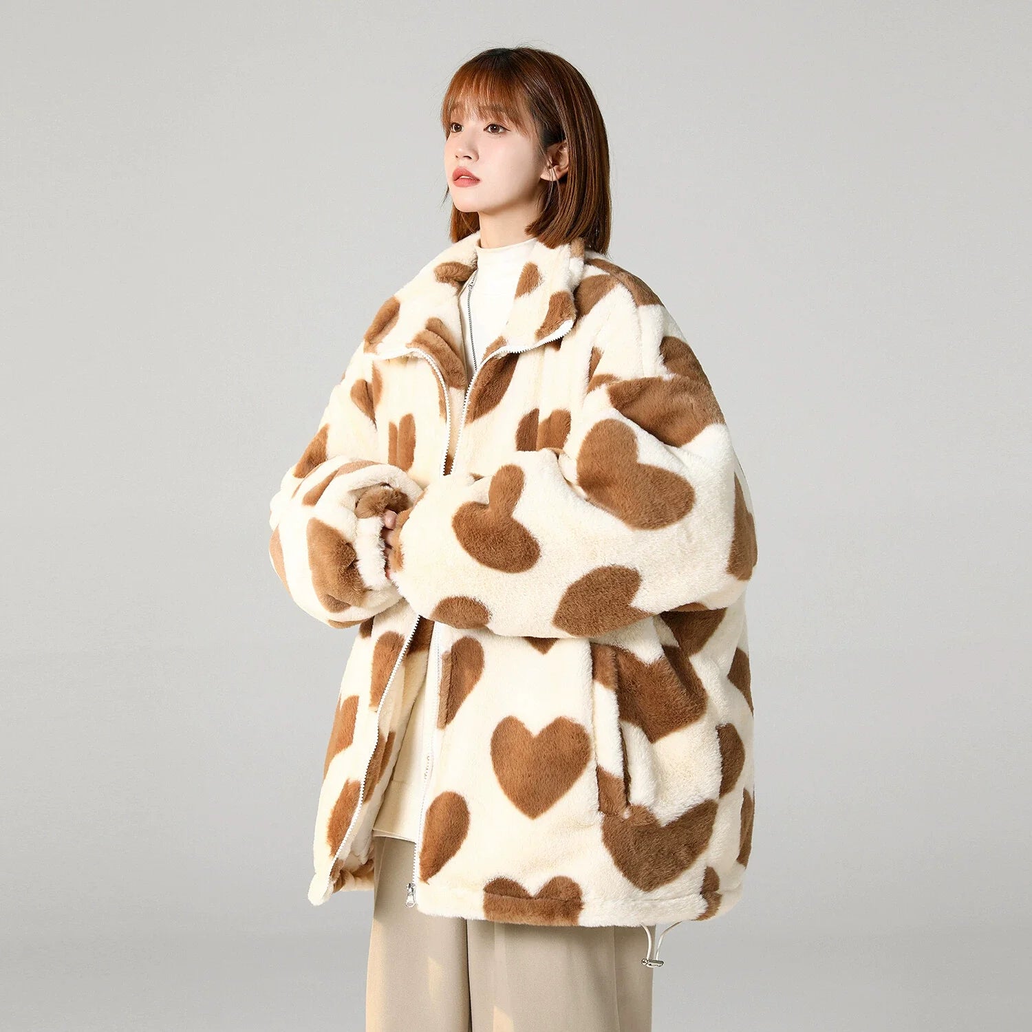 Love Struck Fur Oversized Jacket