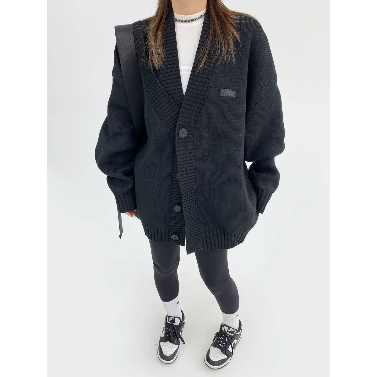 Oversized Heavyweight Knit Cardigan