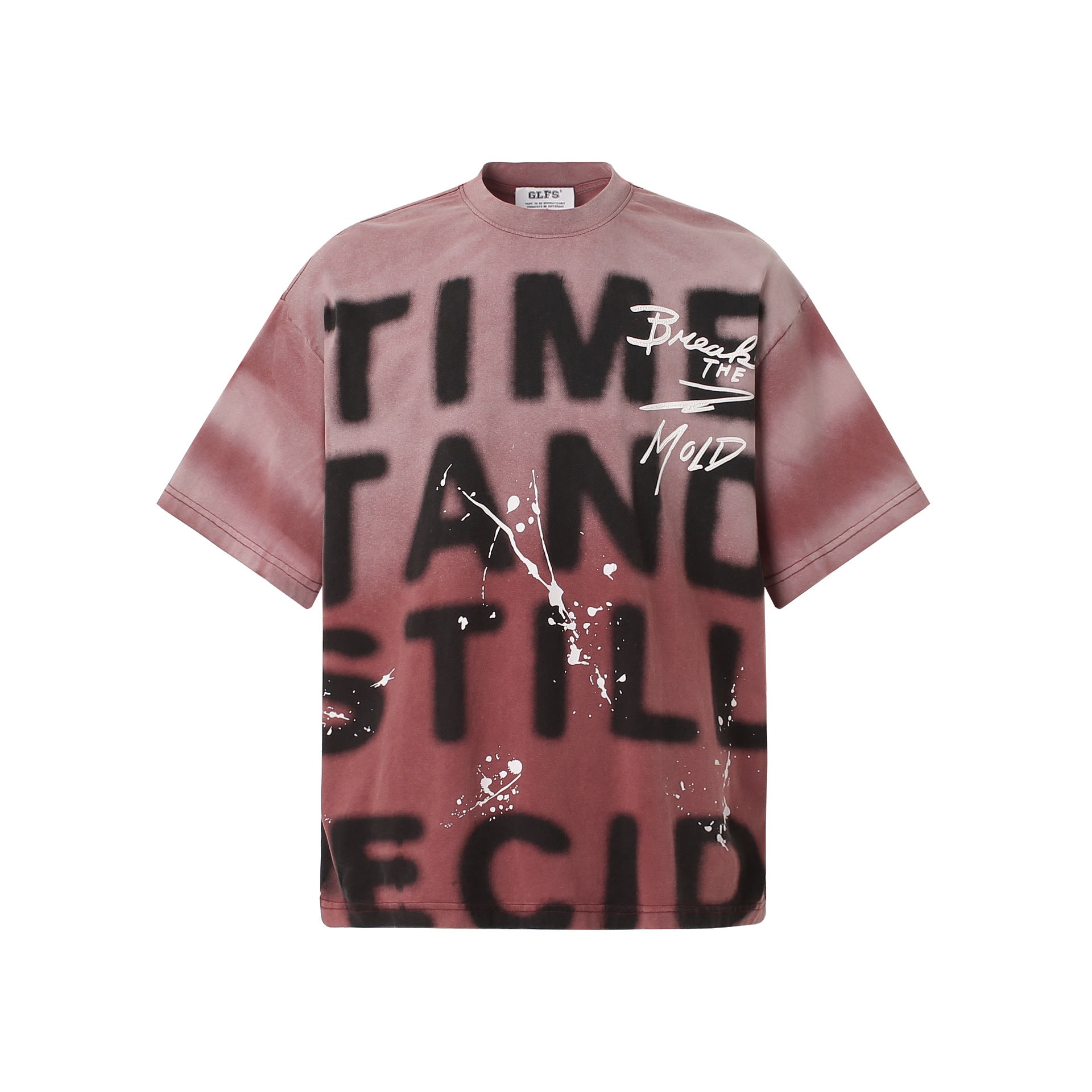 Washed Gradient Oversize Short Sleeve T-Shirt