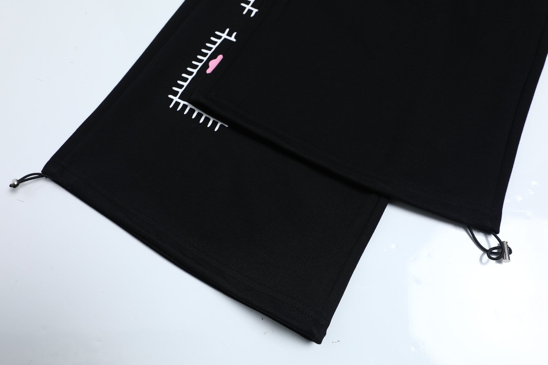 Graphic Print Wide Leg Sweatpants
