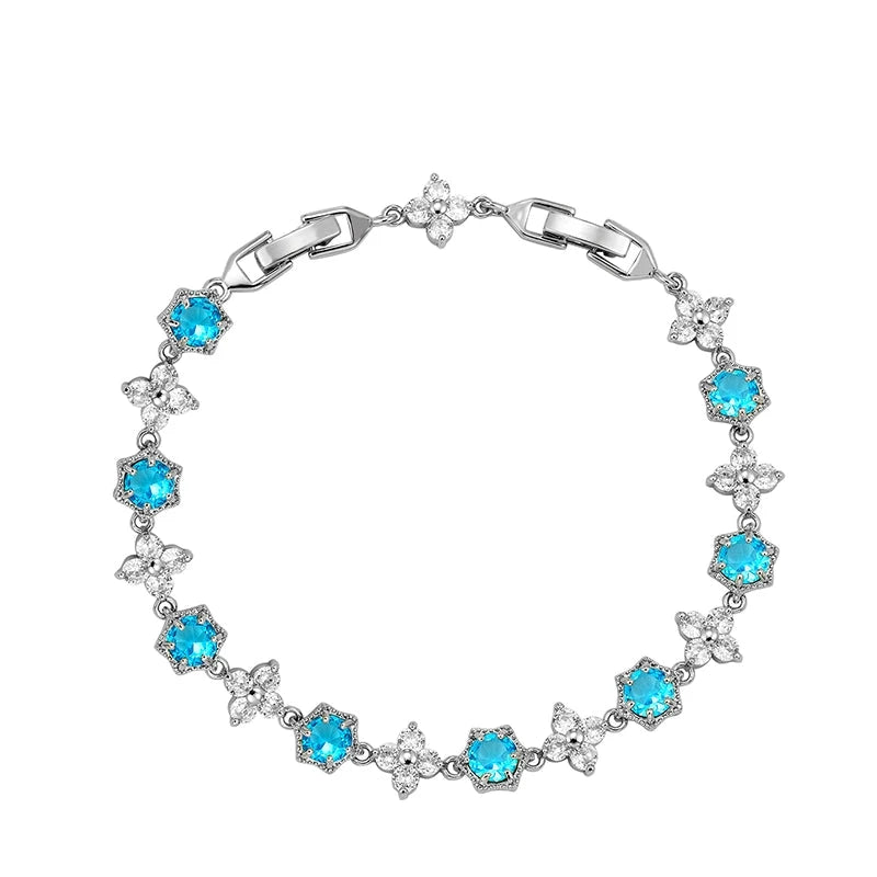 Snowflake Zircon Bracelet