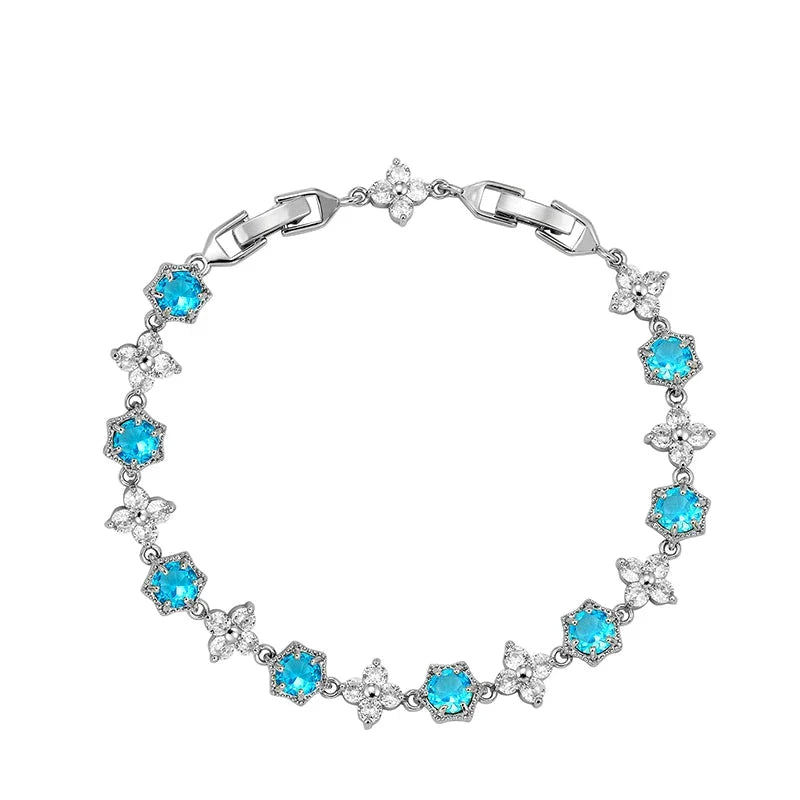 Snowflake Zircon Bracelet