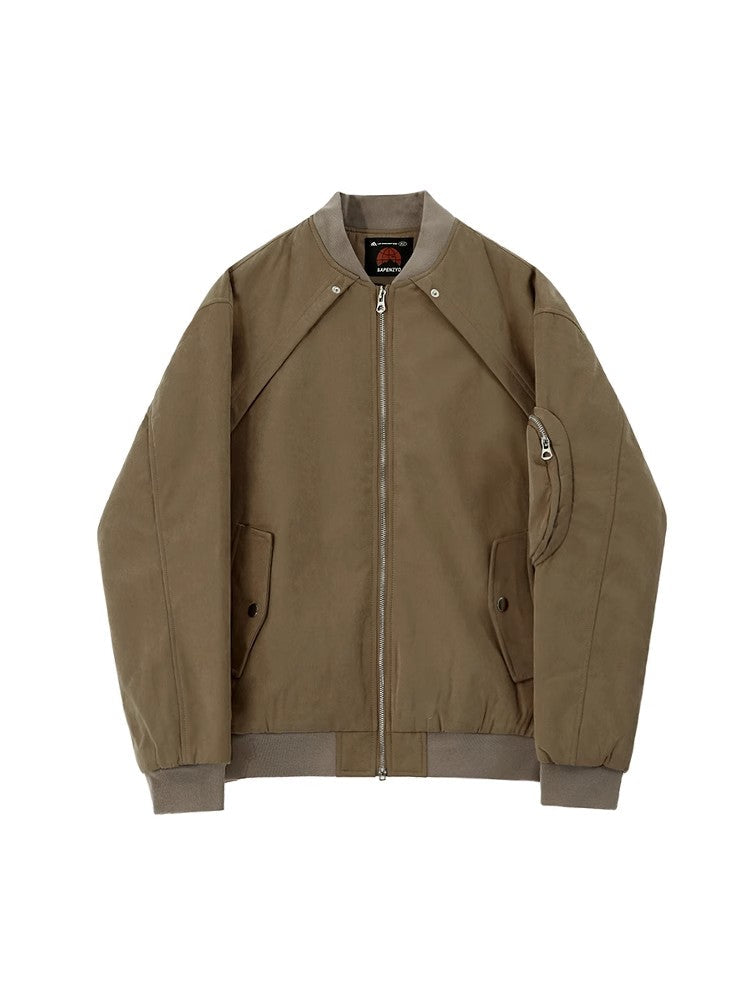 Padded Suede Work Jacket