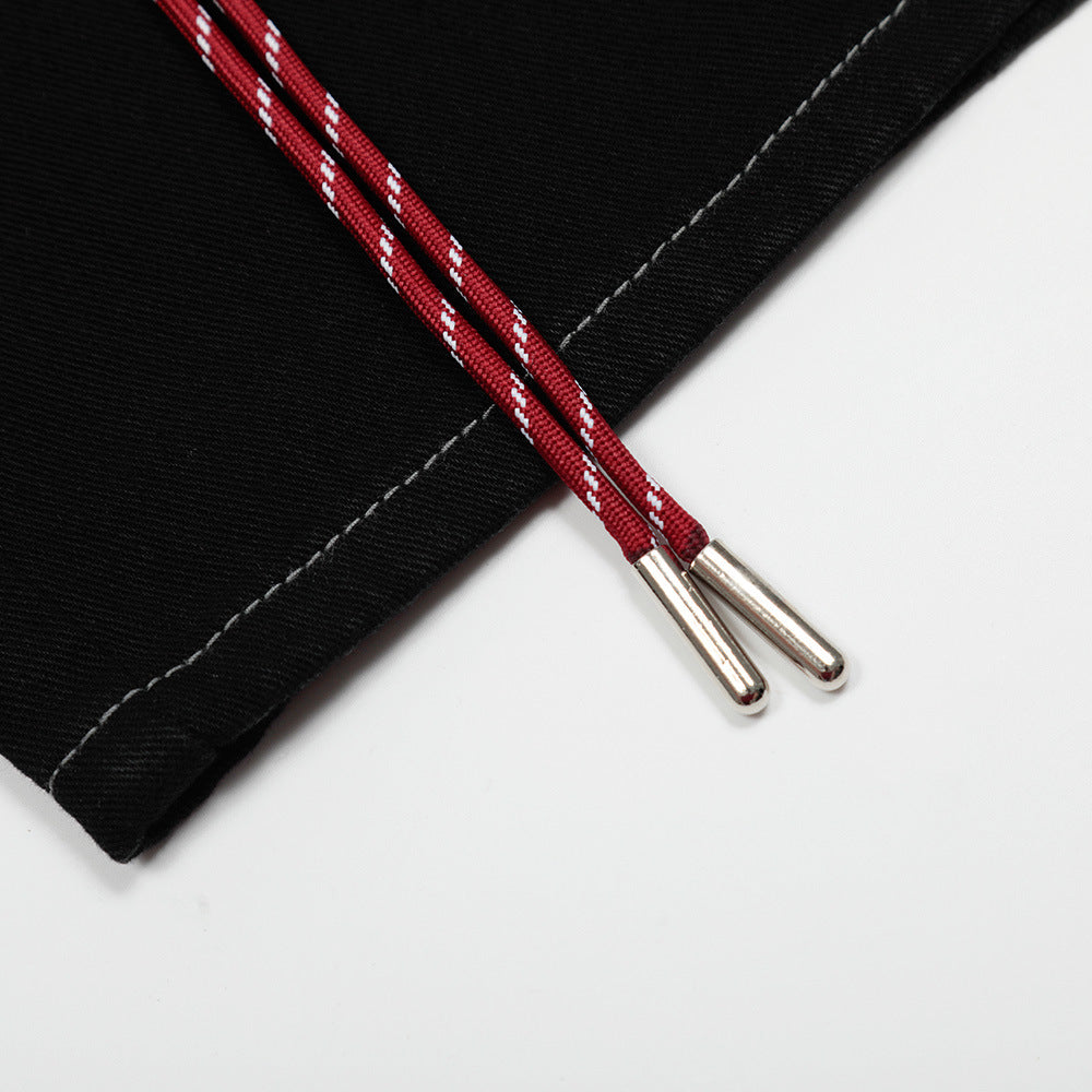Jean cargo en denim avec pendentif intégré