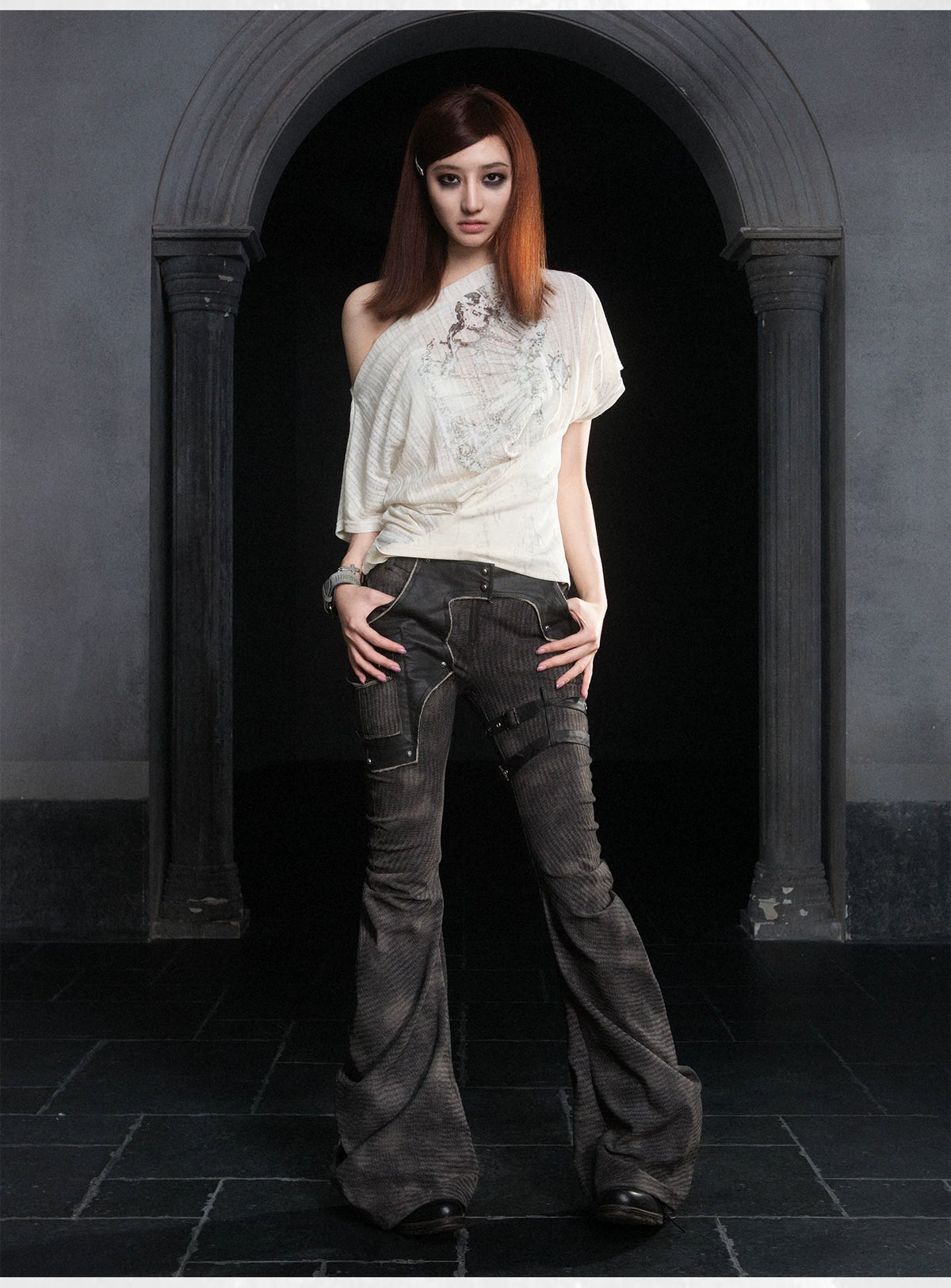 Low Waist Flare Denim Jeans