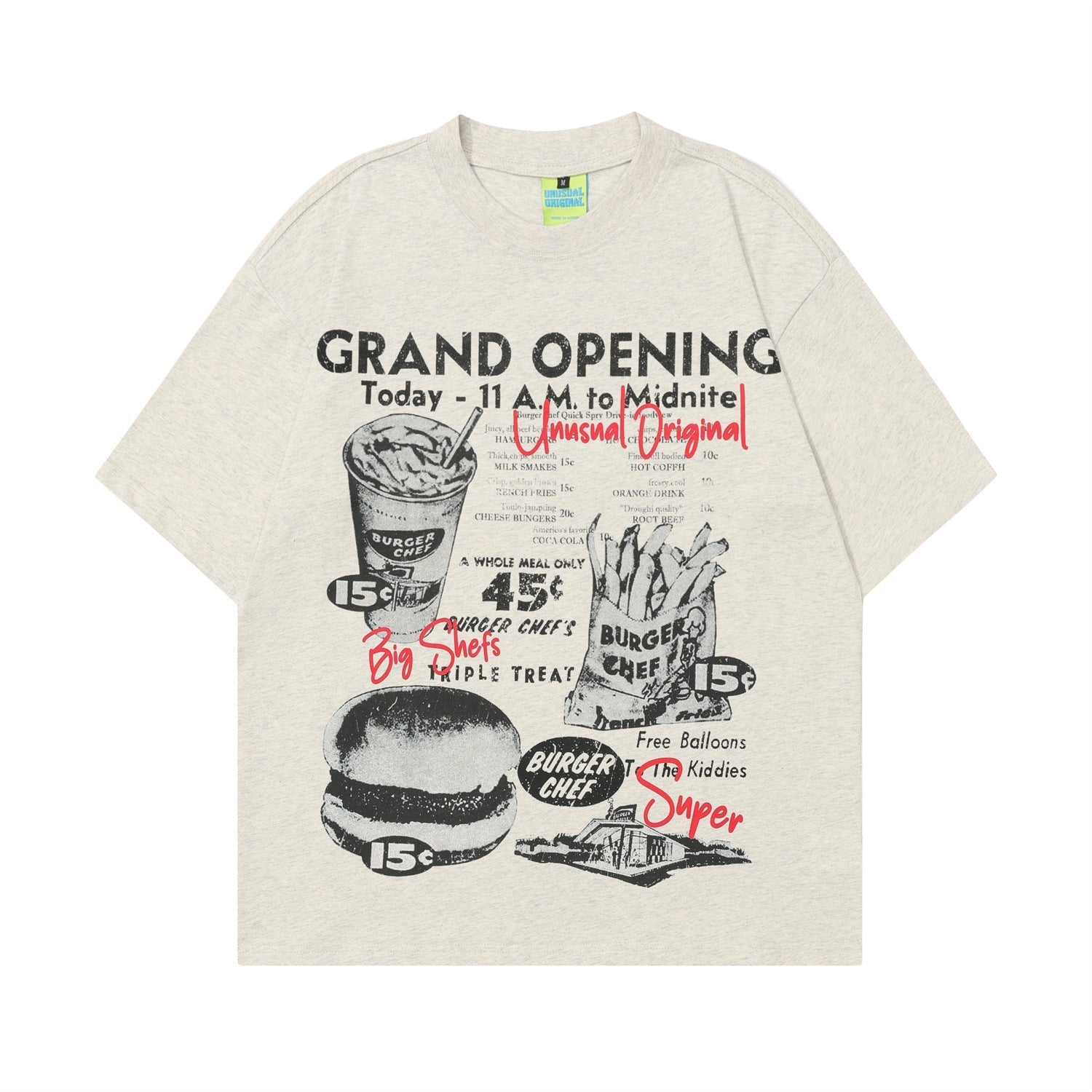 Graphic Art Print Oversize Short Sleeve T-Shirt