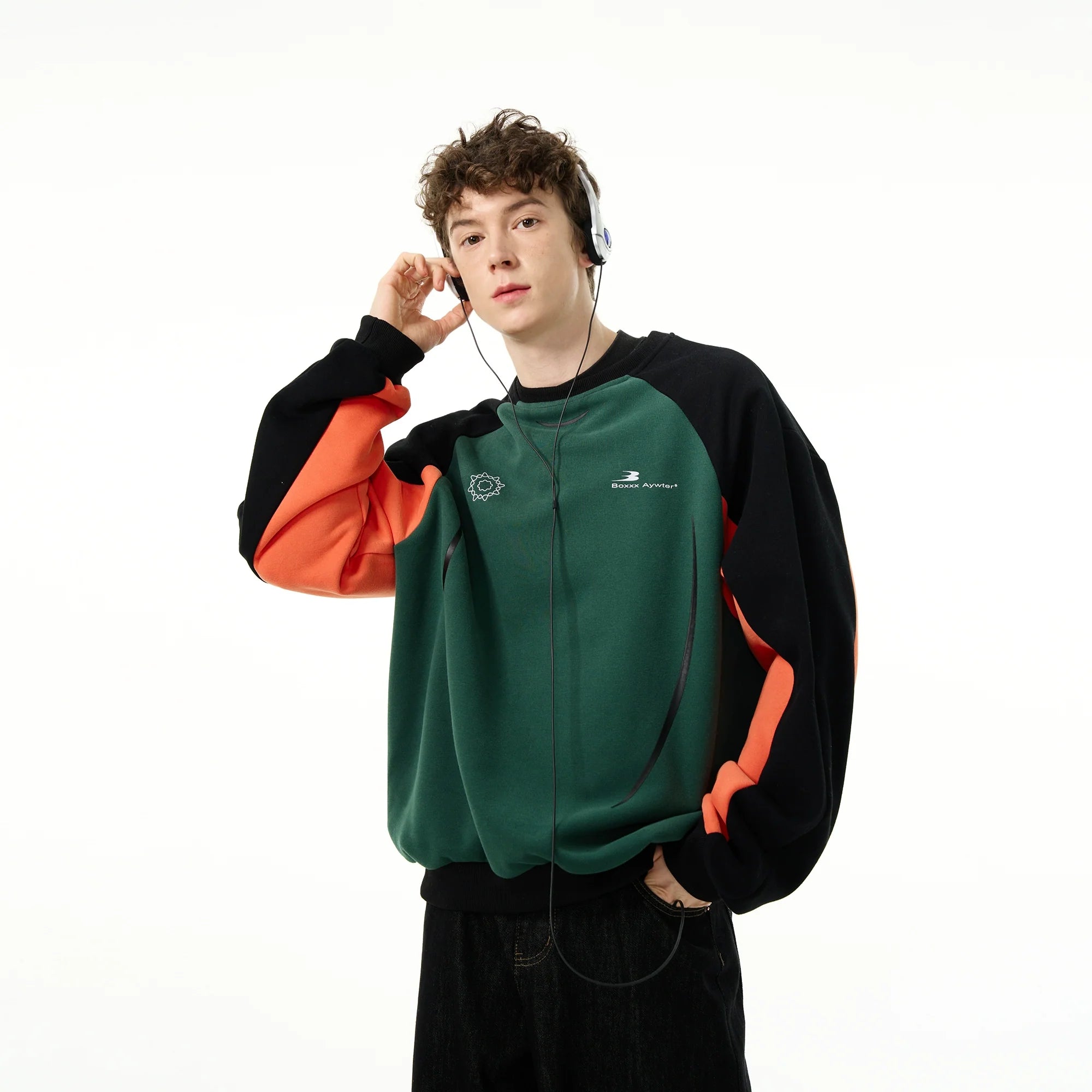 Retro Crew Neck Sweatshirt
