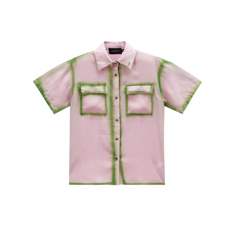Lightweight Breathable Oversize Short Sleeve Shirt