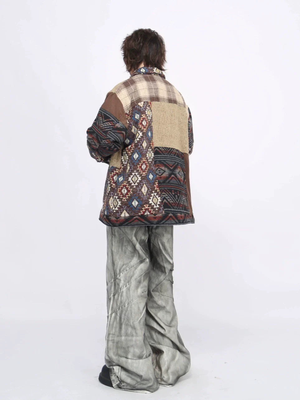 Maillard Style Patchwork Jacket