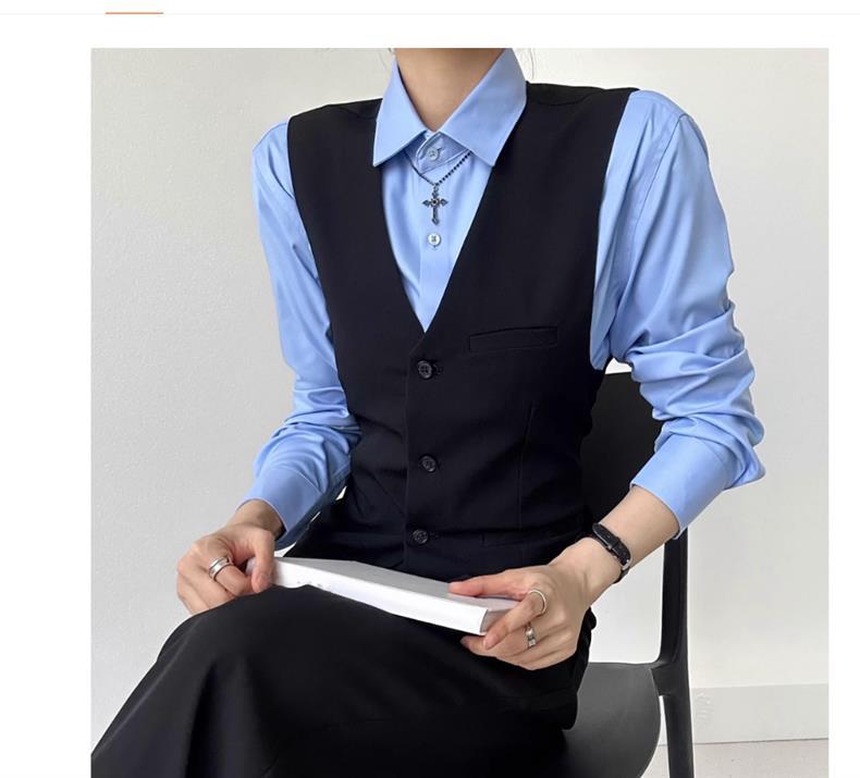 Neutral Style Slim Vest