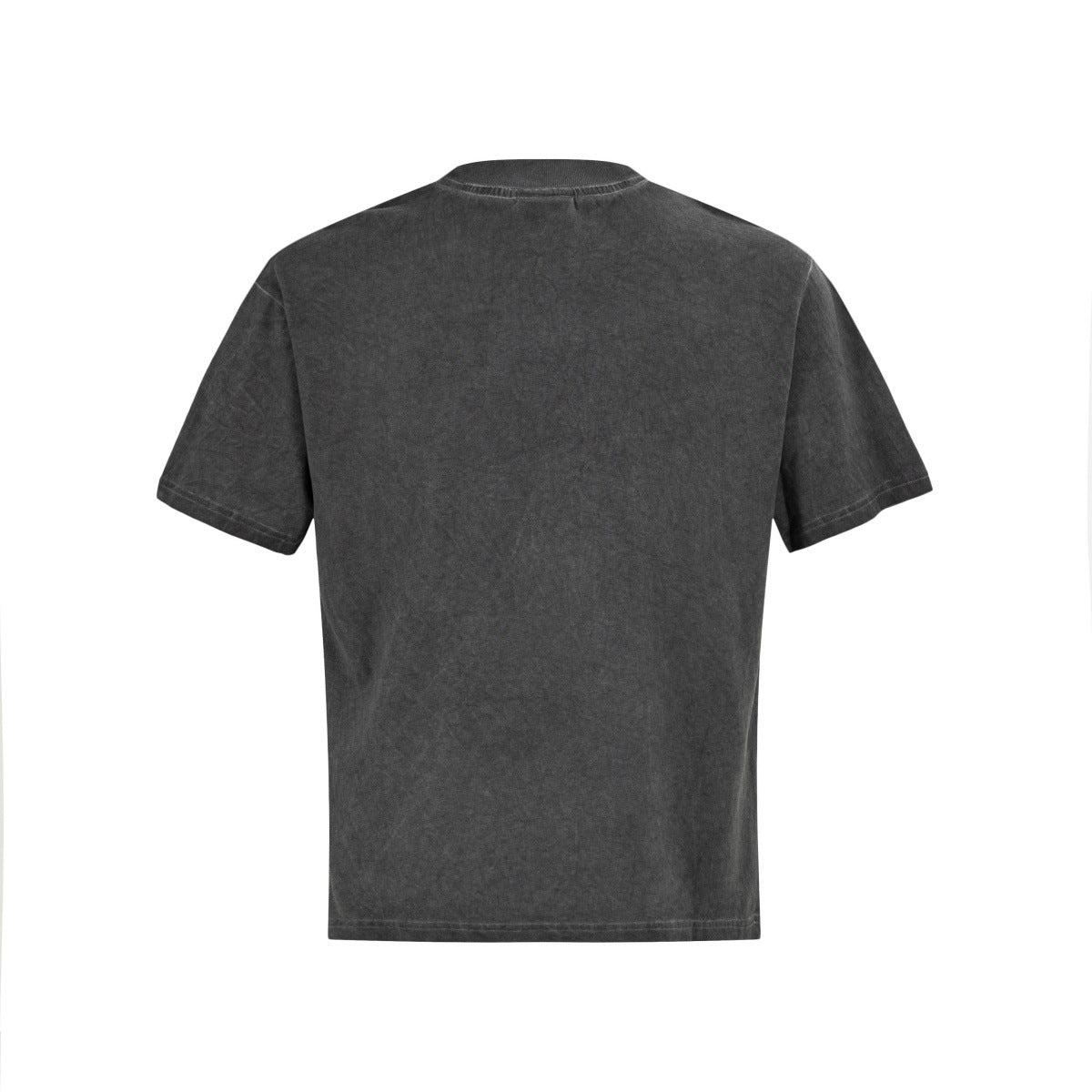 Washed Letter Print Oversize Short Sleeve T-Shirt