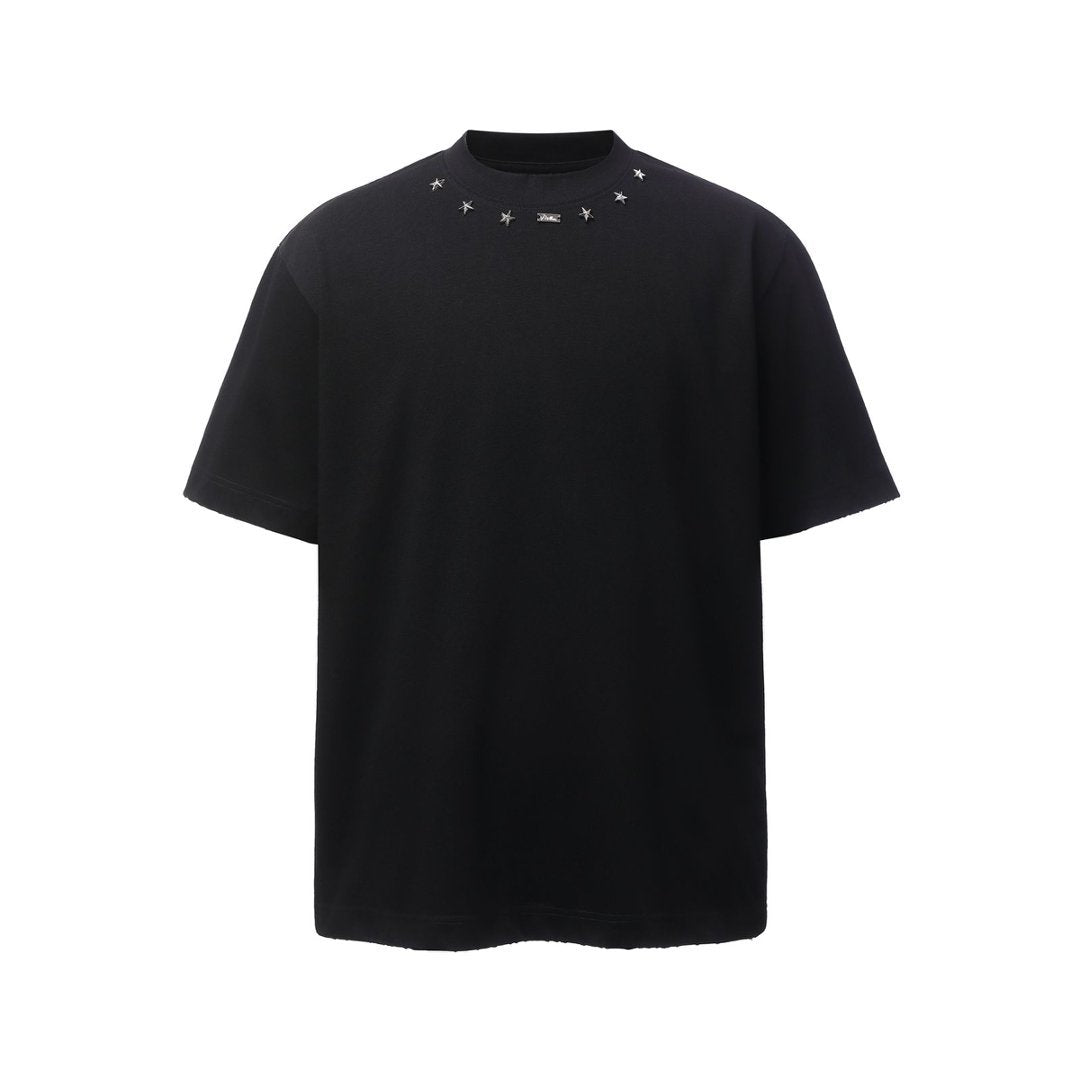Heavyweight Metal Detail Short Sleeve T-Shirt