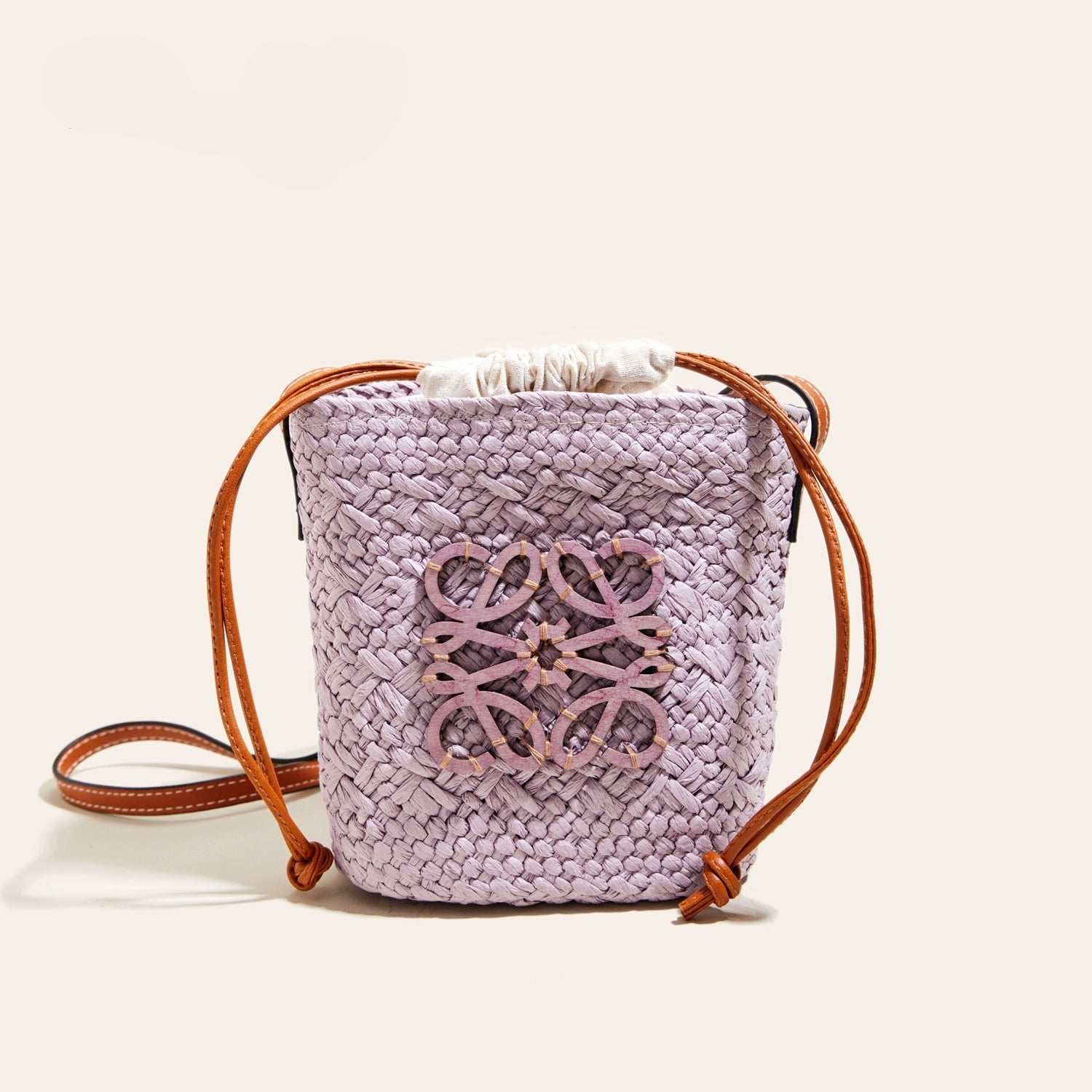French Rattan Straw Vacation Bag